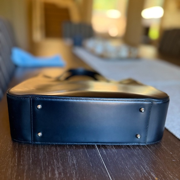 2 Authentic Vintage Burberry Black Designer Tote and Shoulder Bag Set - Picture 6 of 15